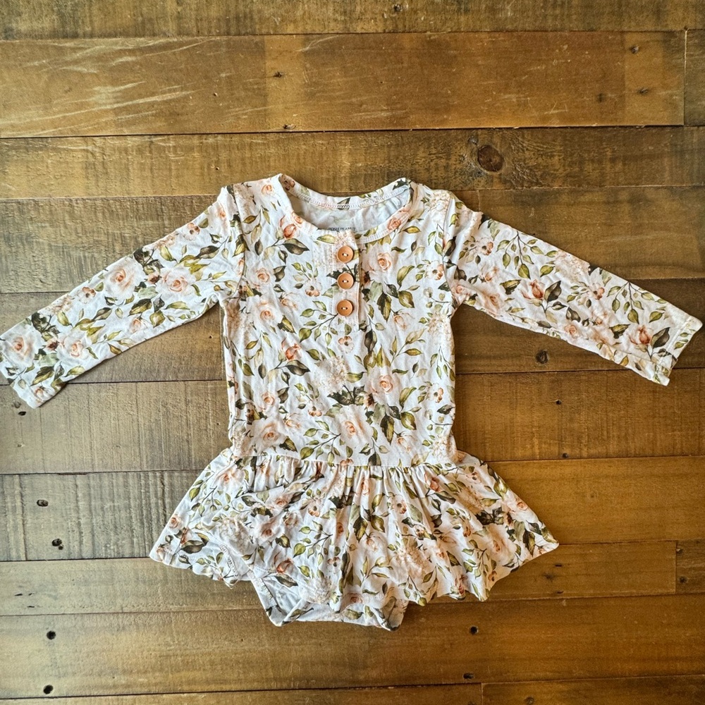 Posh Peanut Katherine Henley Bodysuit Twirl
